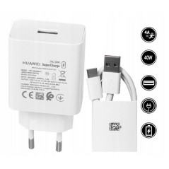 Bardzo Szybka Ładowarka Huawei ORYGINALNA 40W USB