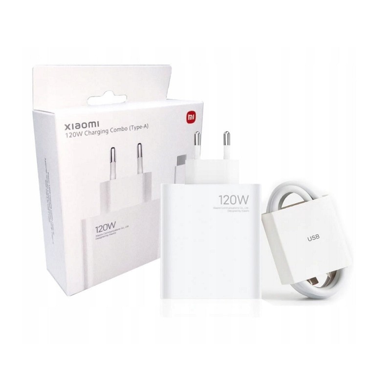 Oryginalna Ładowarka Xiaomi COMBO 120W + KABEL USB