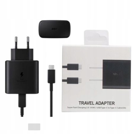 ŁADOWARKA DO SAMSUNG SUPER FAST CHARGE 45W + KABEL