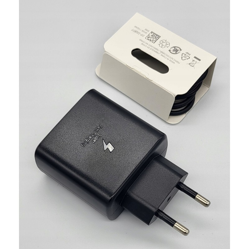 ŁADOWARKA 45W DO TELEFONÓW SAMSUNG + KABEL USB-C