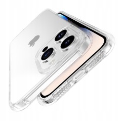 Etui Przezroczyste dla Apple iPhone 15 + Szkło 9D