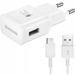 ORYGINALNA ŁADOWARKA SAMSUNG 15W KABEL USB-C BIAŁA