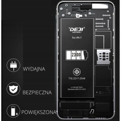 BATERIA POWIĘKSZONA DEJI APPLE IPHONE 7 2300 mAh