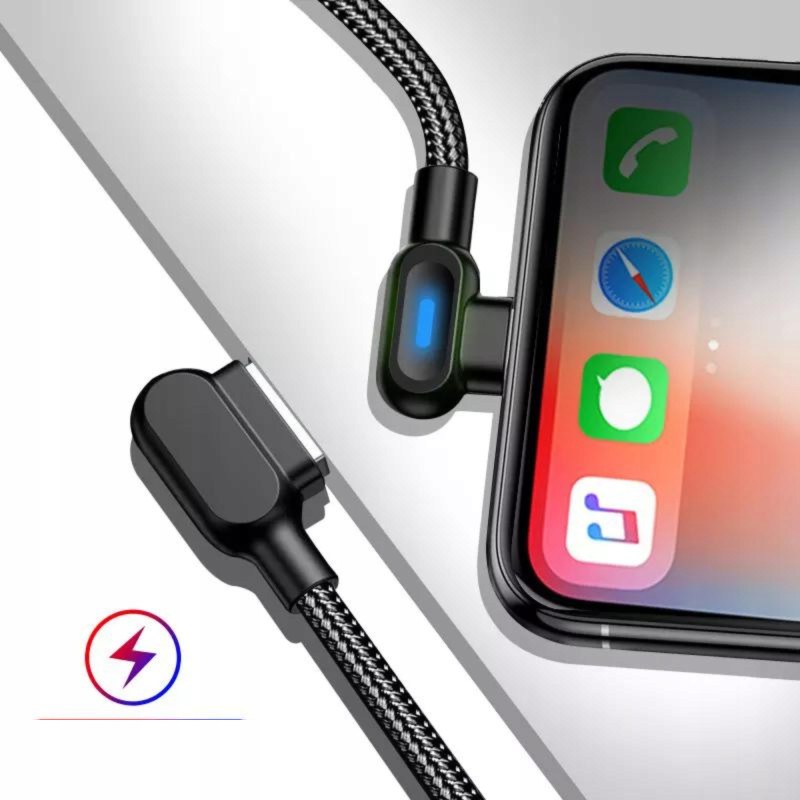 NOWY KABEL USB C USB KĄTOWY SZYBKIE ŁADOWANIE 3.0