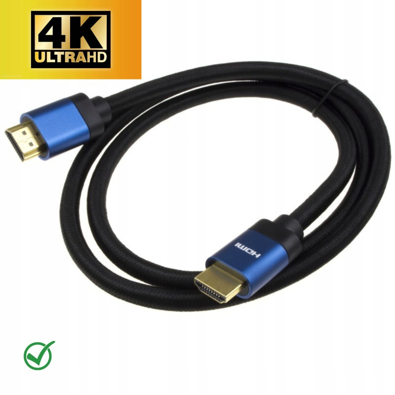 Kabel 4k HDMI 2.0 High Speed 3D UHD 1m 18 Gbps