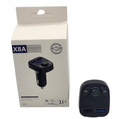 TRANSMITER FM bluetooth 2xUSB ładowarka do samochodu