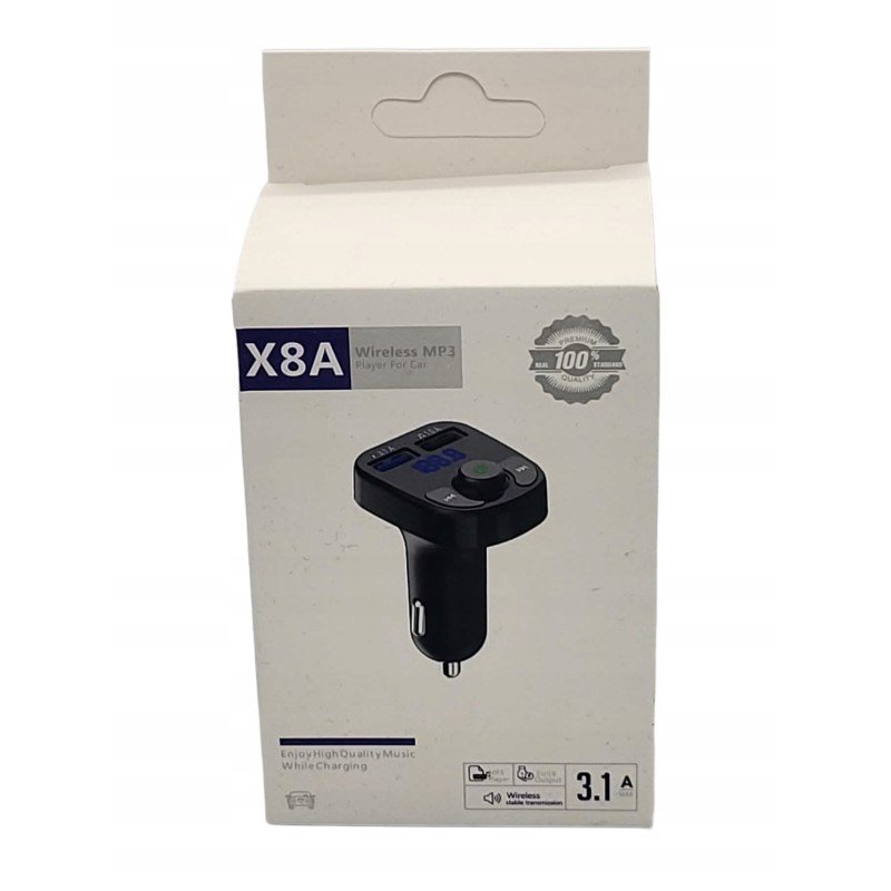 TRANSMITER FM bluetooth 2xUSB ładowarka do samochodu TRANSMITER FM bluetooth 2xUSB ładowarka do samochodu