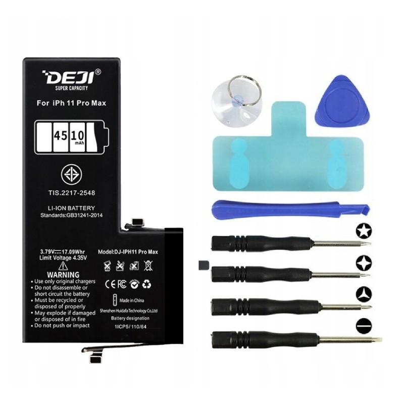 BATERIA DEJI APPLE IPHONE 11 PRO MAX 4510 mAh BATERIA DEJI APPLE IPHONE 11 PRO MAX 4510 mAh