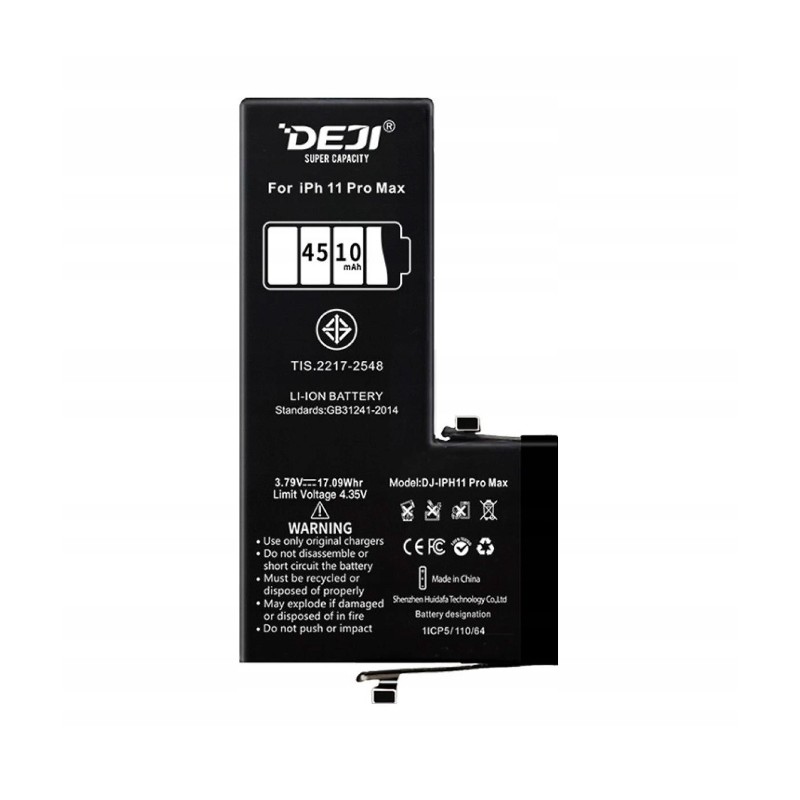 BATERIA DEJI APPLE IPHONE 11 PRO MAX 4510 mAh BATERIA DEJI APPLE IPHONE 11 PRO MAX 4510 mAh