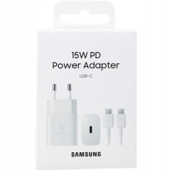 Oryginalna Ładowarka SAMSUNG 15W USB-C + Kabel 1m