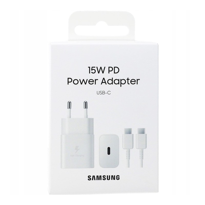 Oryginalna Ładowarka SAMSUNG 15W USB-C + Kabel 1m