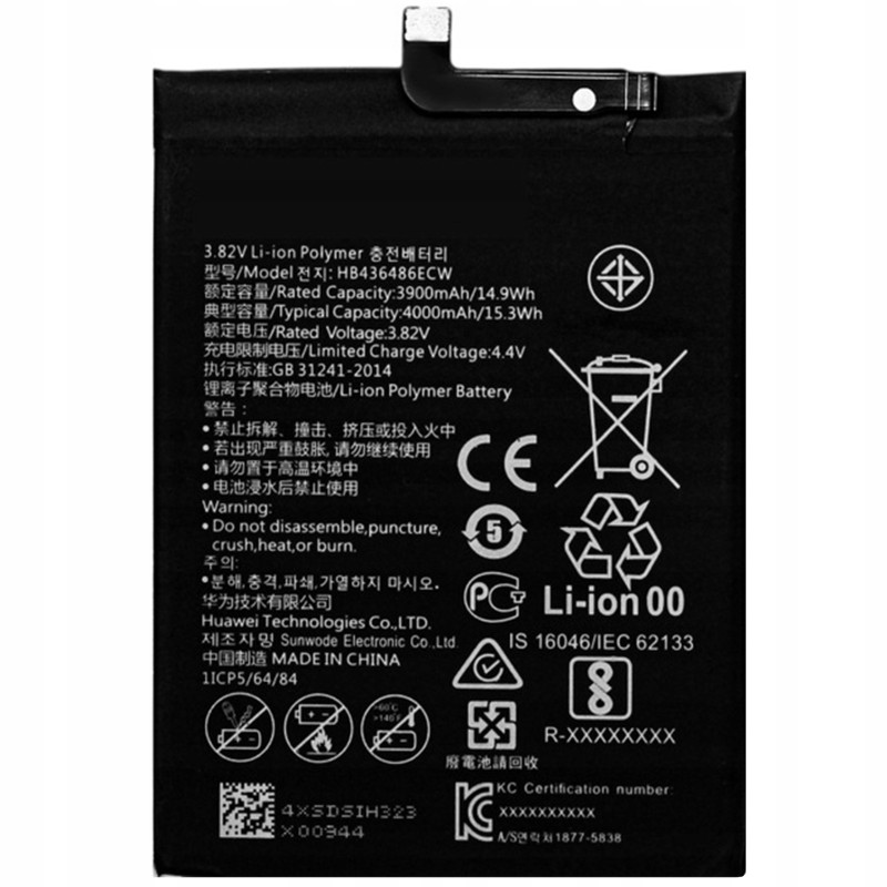 Bateria Do Huawei P20 PRO HB436486ECW 3400 mAh Litowo Jonowa Bateria Do Huawei P20 PRO HB436486ECW 3400 mAh Litowo Jonowa