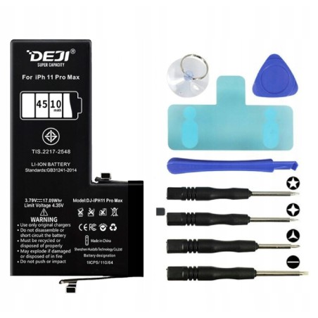 BATERIA DEJI APPLE IPHONE 11 POWIĘKSZONA POJEMNOŚĆ 3510 mAh