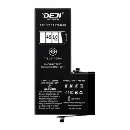 BATERIA DEJI APPLE IPHONE 11 POWIĘKSZONA POJEMNOŚĆ 3510 mAh