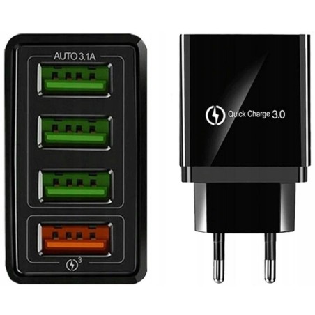 SZYBKA ŁADOWARKA SIECIOWA USB QUICK CHARGE 3.0 / 3.5A