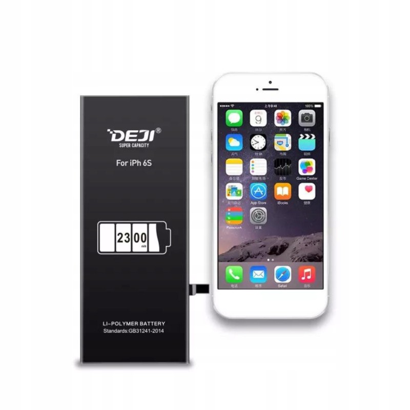 BATERIA DEJI APPLE IPHONE 6S POWIĘKSZONA 2300 mAh BATERIA DEJI APPLE IPHONE 6S POWIĘKSZONA 2300 mAh