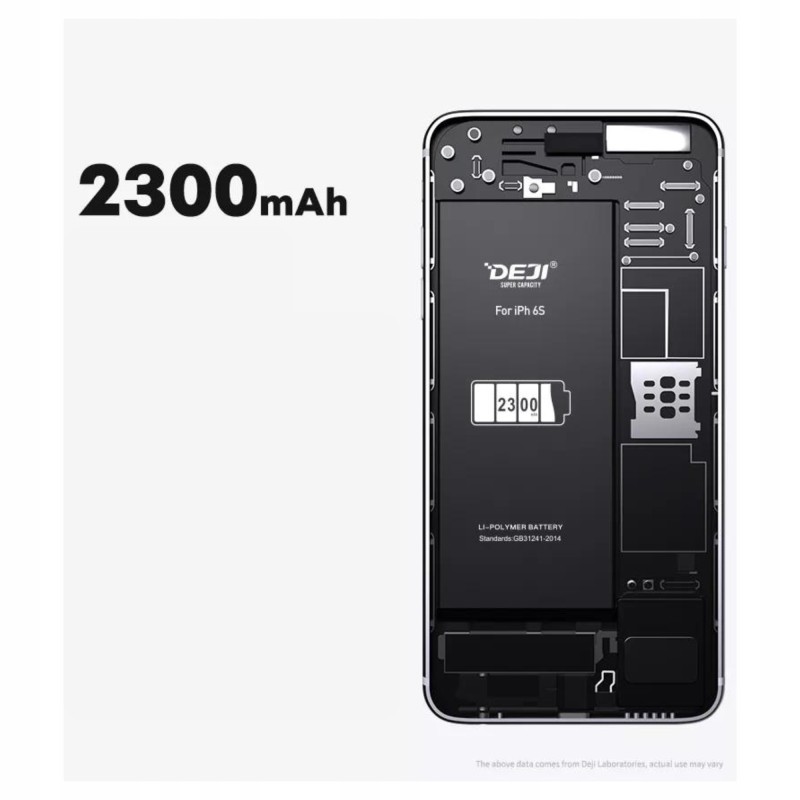 BATERIA DEJI APPLE IPHONE 6S POWIĘKSZONA 2300 mAh BATERIA DEJI APPLE IPHONE 6S POWIĘKSZONA 2300 mAh