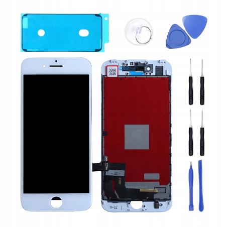 WYŚWIETLACZ PREMIUM LCD DLA APPLE IPHONE 8 BIAŁY Ekran Narzędzia Szybka