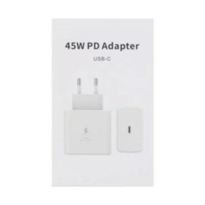 PREMIUM ŁADOWARKA SIECIOWA 45W DLASAMSUNG S23 S24 ADAPTER KOSTKA