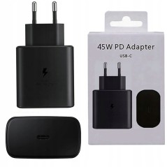 PREMIUM ŁADOWARKA SIECIOWA 45W DLA GALAXY S23 S24 ADAPTER KOSTKA