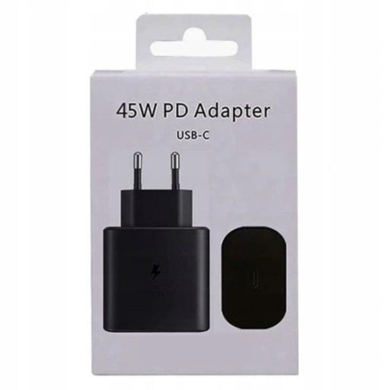 PREMIUM ŁADOWARKA SIECIOWA 45W DLA GALAXY S23 S24 ADAPTER KOSTKA