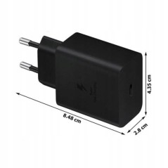 PREMIUM ŁADOWARKA SIECIOWA 45W DLA GALAXY S23 S24 ADAPTER KOSTKA