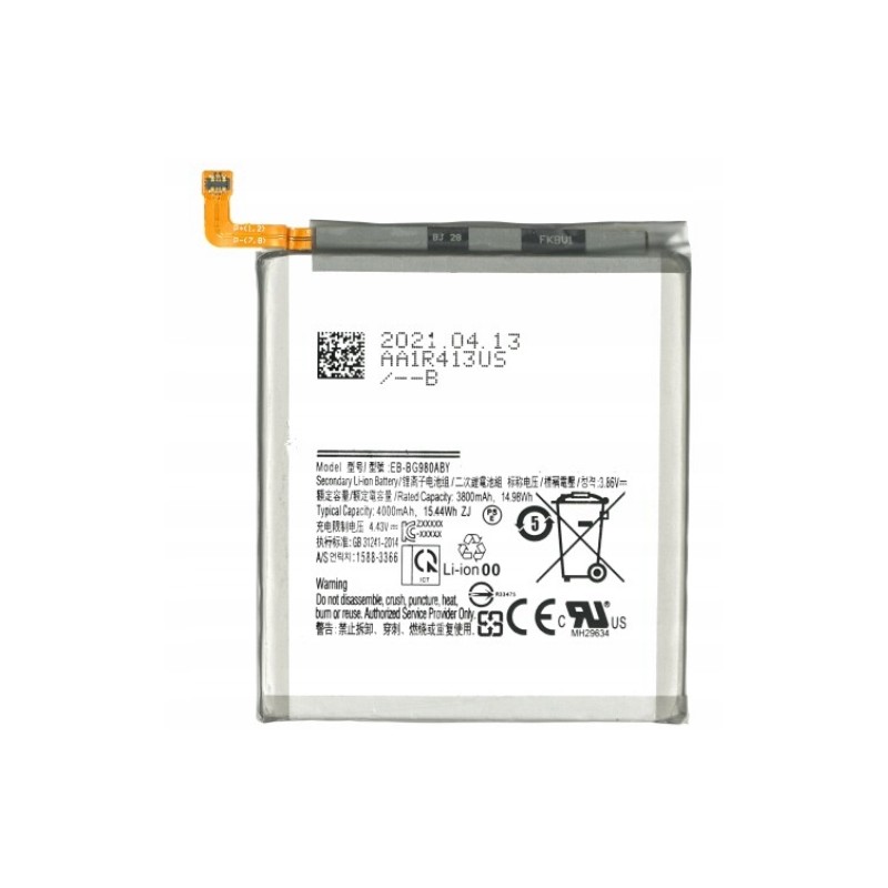 BATERIA SAMSUNG GALAXY S20 EB-BG980ABY 4000 mAh