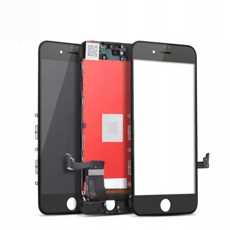 WYŚWIETLACZ LCD DO APPLE IPHONE 7 CZARNY EKRAN Narzędzia Szybka Premium