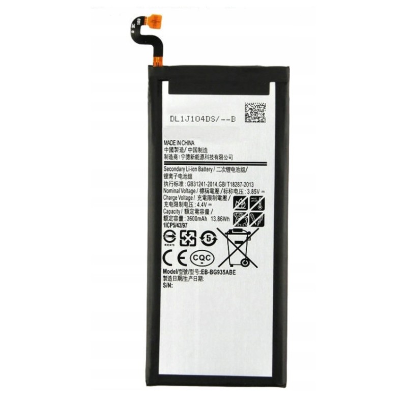 BATERIA SAMSUNG GALAXY S7 edge EB-BG935ABE 3600mAh BATERIA SAMSUNG GALAXY S7 edge EB-BG935ABE 3600mAh
