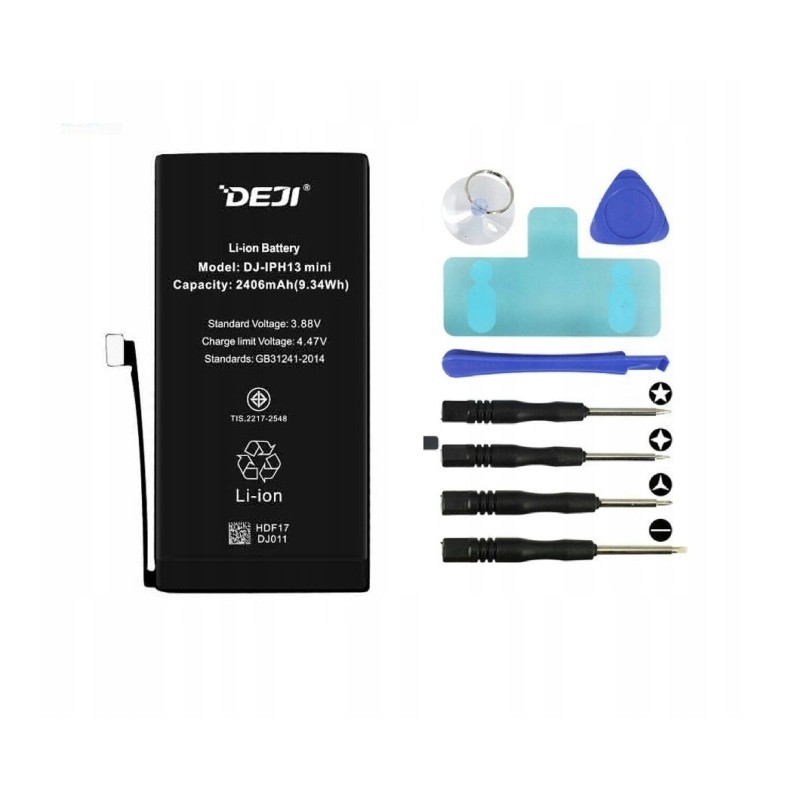 BATERIA DEJI APPLE IPHONE 13 MINI 2406 mAh BATERIA DEJI APPLE IPHONE 13 MINI 2406 mAh