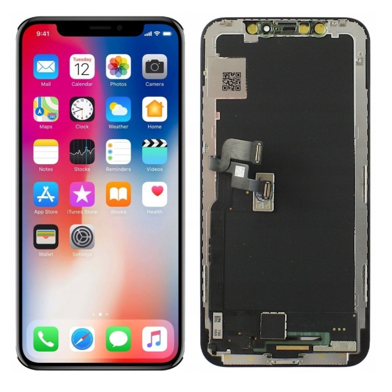 WYŚWIETLACZ LCD EKRAN Apple IPHONE X OLED Gratis Narzędzia Uszczelka
