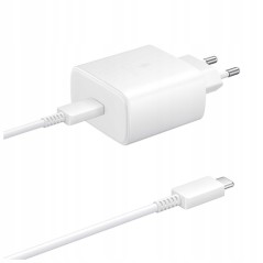 Szybka Ładowarka do SAMSUNG 45W Galaxy S23 / S23+ usb c + kabel 1m Szybka Ładowarka do SAMSUNG 45W Galaxy S23 / S23+ usb c + kabel 1m