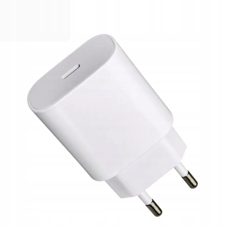 Kostka adapter USB C dla SAMSUNG 25W biała kabel Kostka adapter USB C dla SAMSUNG 25W biała kabel