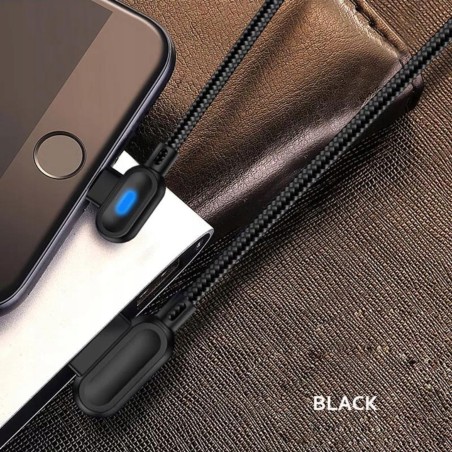 NOWY KABEL USB C USB KĄTOWY SZYBKIE ŁADOWANIE 3.0 2 metry