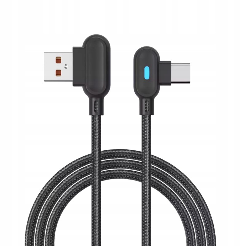 NOWY KABEL USB C USB KĄTOWY SZYBKIE ŁADOWANIE 3.0 2 metry NOWY KABEL USB C USB KĄTOWY SZYBKIE ŁADOWANIE 3.0 2 metry