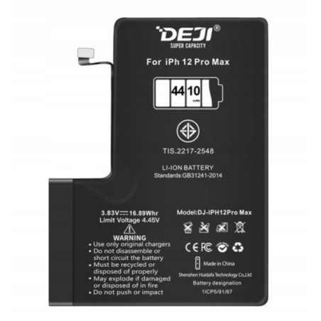 BATERIA DEJI APPLE IPHONE 12 PRO MAX 4410 mAh