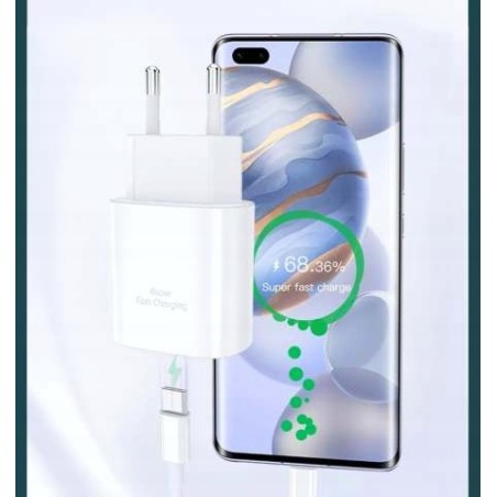 Szybka Ładowarka Sieciowa 25W USB C Dla SAMSUNG + kabel 1m