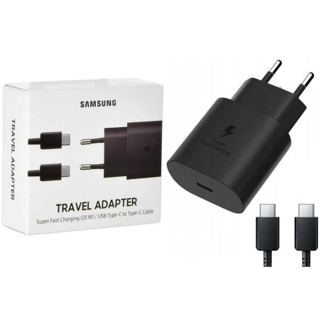 ŁADOWARKA ORYGINALNA SAMSUNG Sieciowa Szybka 25W USB C KABEL Fast charge