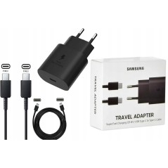 ŁADOWARKA ORYGINALNA SAMSUNG Sieciowa Szybka 25W USB C KABEL Fast charge
