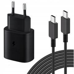 Szybka Ładowarka Sieciowa do Samsung Galaxy 25W USB C + kabel 1m