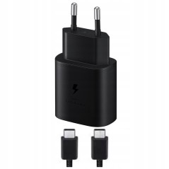 Szybka Ładowarka Sieciowa do Samsung Galaxy 25W USB C + kabel 1m