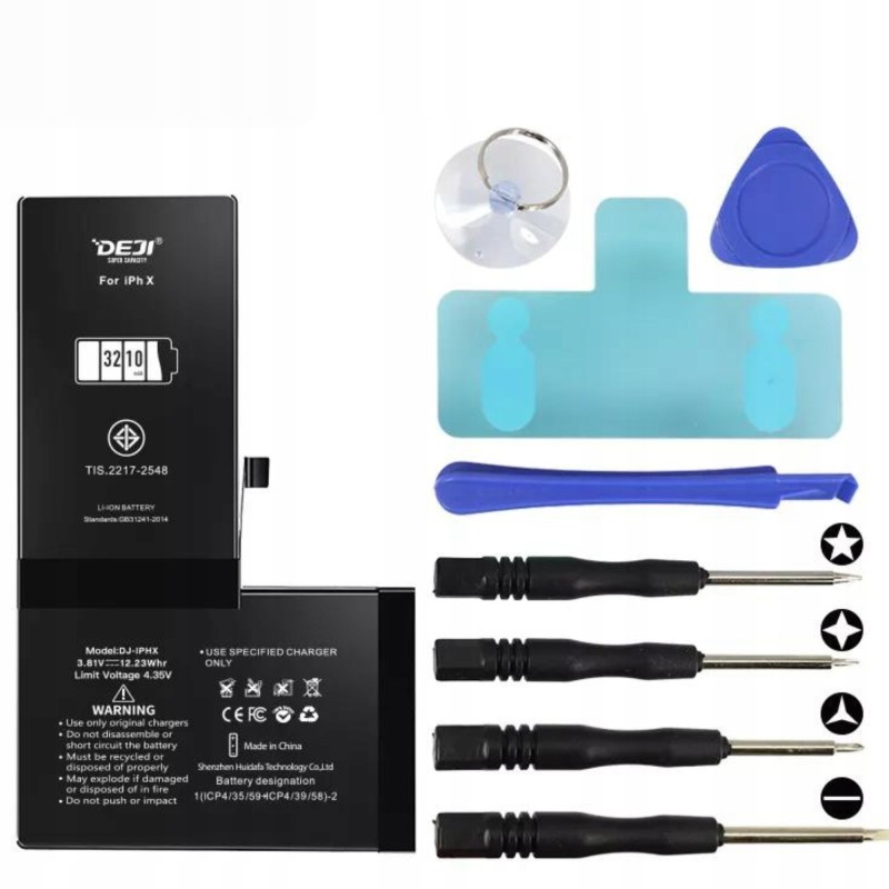 BATERIA DEJI POWIĘKSZONA APPLE IPHONE X 3500 mAh BATERIA DEJI POWIĘKSZONA APPLE IPHONE X 3500 mAh