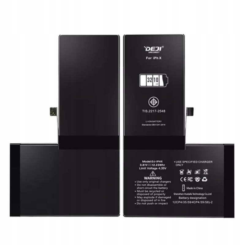 BATERIA DEJI POWIĘKSZONA APPLE IPHONE X 3500 mAh BATERIA DEJI POWIĘKSZONA APPLE IPHONE X 3500 mAh