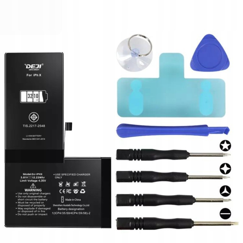 BATERIA DEJI POWIĘKSZONA APPLE IPHONE X 3500 mAh BATERIA DEJI POWIĘKSZONA APPLE IPHONE X 3500 mAh
