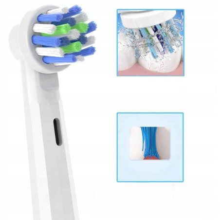 Końcówki do szczoteczki BRAUN Oral B 16 szt cross EB-50