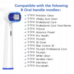 Końcówki do szczoteczki BRAUN Oral B 16 szt Precision EB-20 Końcówki do szczoteczki BRAUN Oral B 16 szt Precision EB-20