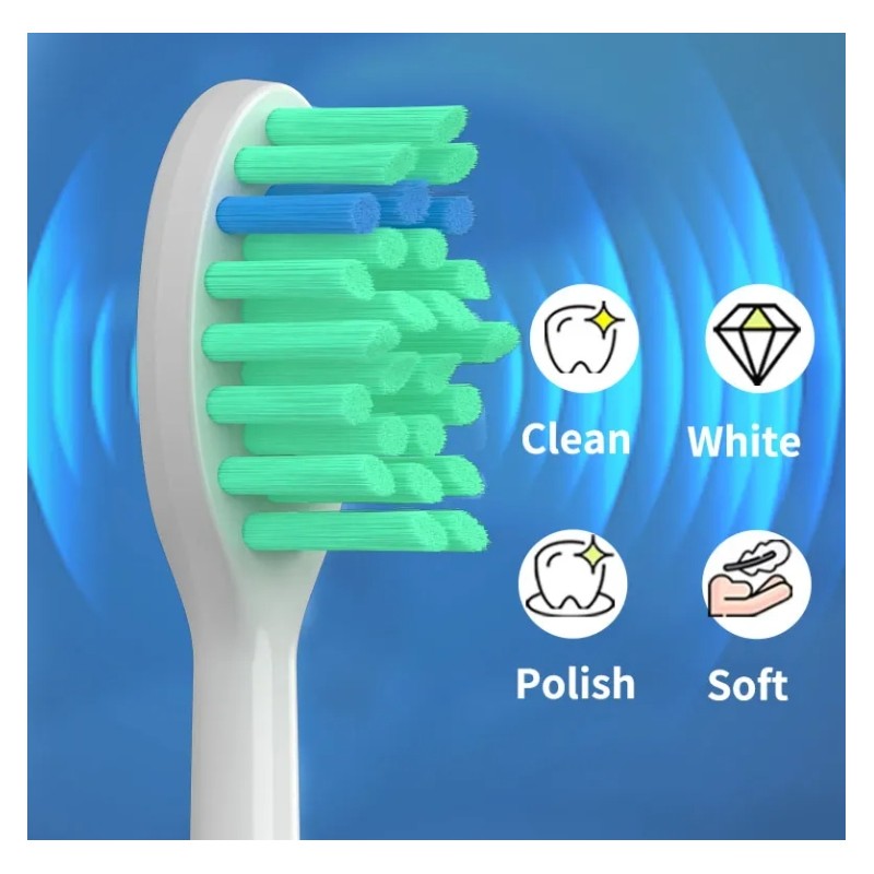 Końcówki do szczoteczki sonicznej PHILIPS SONICARE 8 szt
