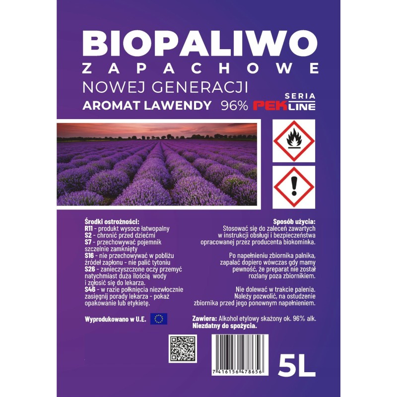 BIOETANOL BIOPALIWO BIO PALIWO ZAPACHOWE BIOKOMINEK ARO LAWENDY LAWENDA 5L BIOETANOL BIOPALIWO BIO PALIWO ZAPACHOWE BIOKOMINEK ARO LAWENDY LAWENDA 5L
