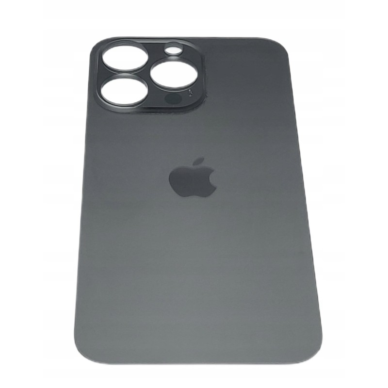 Klapka tylna obudowa do apple iPHONE 15 PRO MAX szary SPACE GREY BIG HOLE