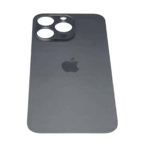 Klapka tylna obudowa do apple iPHONE 15 PRO MAX szary SPACE GREY BIG HOLE